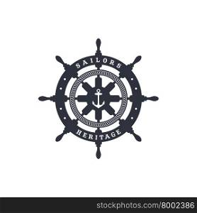 sailor anchor theme. sailor anchor ocean nautical theme vector art illustration