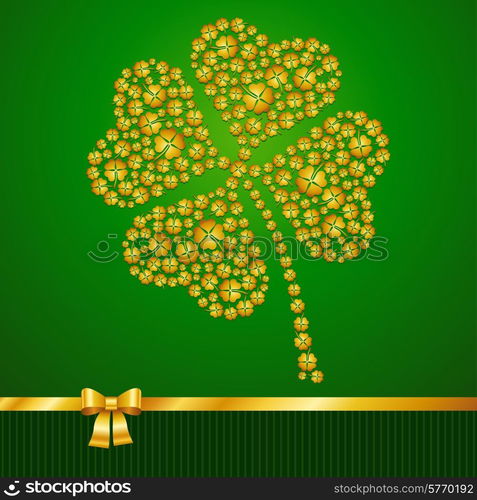 Saint Patrick&#39;s Day card background.