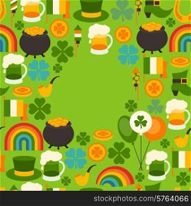 Saint Patrick&#39;s Day greeting card.