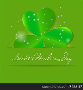 Saint Patrick`s day background vector illustration