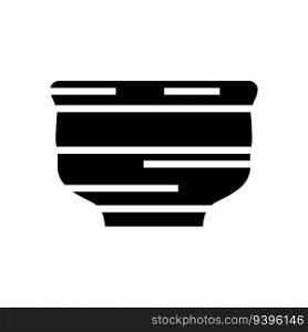 sake cup japanese food glyph icon vector. sake cup japanese food sign. isolated symbol illustration. sake cup japanese food glyph icon vector illustration
