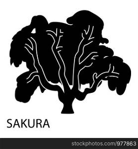 Sakura icon. Simple illustration of sakura vector icon for web. Sakura icon, simple style
