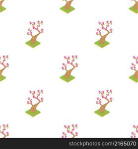 Sakura pattern seamless background texture repeat wallpaper geometric vector. Sakura pattern seamless vector