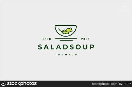 salad food logo vector design illustration