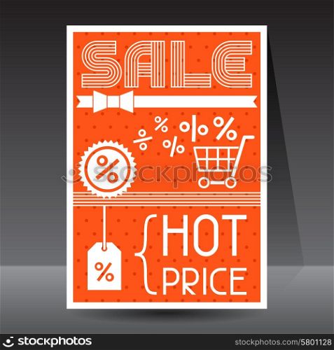 Sale and shopping flyer advertising poster design. Sale and shopping flyer advertising poster design.