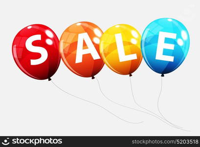 Sale Balloon Concept of Discount. Special Offer Template .Vector Illustration EPS10. Sale Balloon Concept of Discount. Special Offer Template .Vector