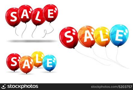 Sale Balloon Concept of Discount. Special Offer Template .Vector Illustration EPS10. Sale Balloon Concept of Discount. Special Offer Template .Vector