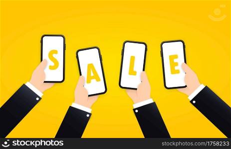 Sale banner. Advertisement. Discount offer. Vector on isolated background. EPS 10.. Sale banner. Advertisement. Discount offer. Vector on isolated background. EPS 10