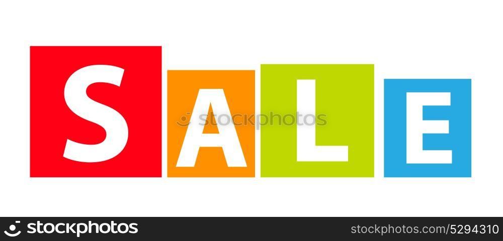 Sale Banner. Isolated on White. Vector Illustration EPS10. Sale Banner. Vector Illustration