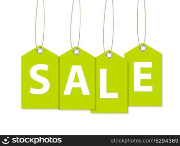 Sale Banner. Isolated on White. Vector Illustration EPS10. Sale Banner. Vector Illustration