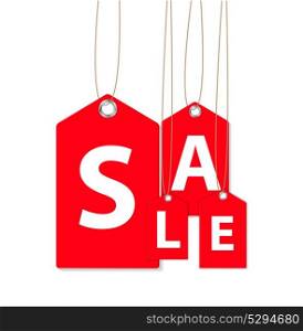 Sale Banner. Isolated on White. Vector Illustration EPS10. Sale Banner. Vector Illustration