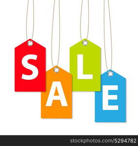 Sale Banner. Isolated on White. Vector Illustration EPS10. Sale Banner. Vector Illustration