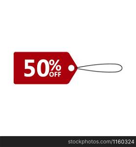 Sale banner template design, price tag icon. discount stickers with percentage