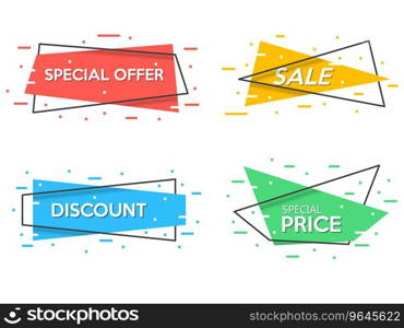 Sale banner template design Royalty Free Vector Image