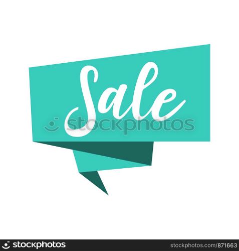 Sale banner vector illustration, discount tag, big sale price tag