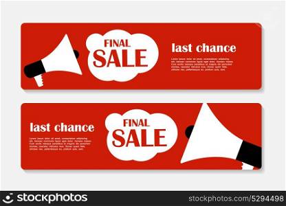 Sale Banner with Place for Your Text. Vector Illustration EPS10. Sale Banner with Place for Your Text. Vector Illustration
