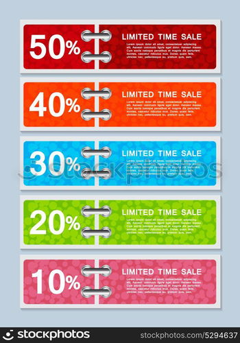 Sale Banner with Place for Your Text. Vector Illustration EPS10. Sale Banner with Place for Your Text. Vector Illustration