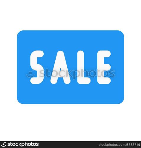 sale button, icon on isolated background,