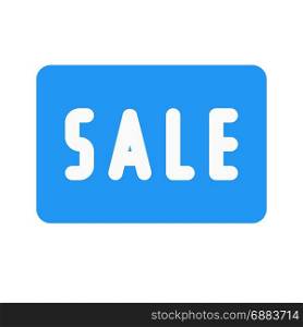 sale button, icon on isolated background,