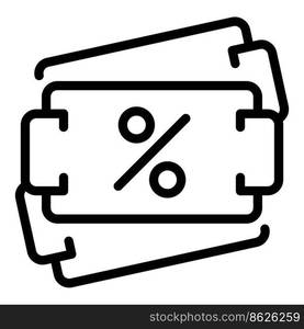 Sale cart icon outline vector. Online store tag. Buy retail. Sale cart icon outline vector. Online store tag