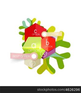 Sale Christmas tags and stickers. Sale Christmas tags and stickers. Vector New Year greeting card element