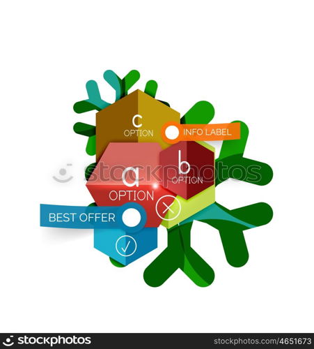 Sale Christmas tags and stickers. Sale Christmas tags and stickers. Vector New Year greeting card element