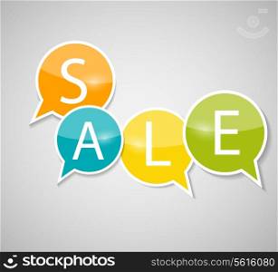 Sale Concept of Discount. Vector Illustration. EPS10
