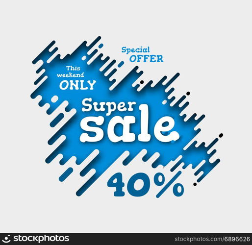 Sale illustration with rounded lines background. Sale illustration with rounded lines background. Vector