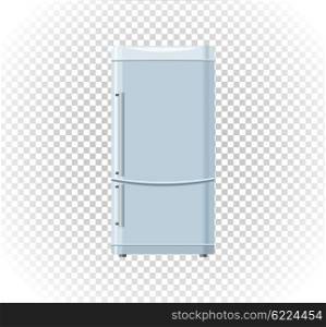 Sale of household appliances freezer. Electronic device refrigerator. Sale badge label refrigerator logo. Home appliances in flat style. Refrigerator, fridge magnet fridge door, sale fridge, freezer