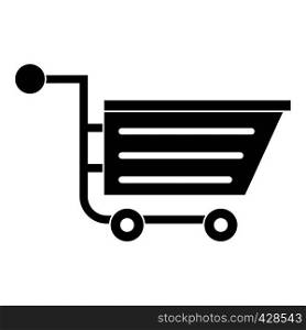 Sale shopping cart icon. Simple illustration of sale shopping cart vector icon for web. Sale shopping cart icon, simple style