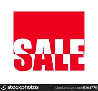 Sale Sign. Isolated on White. Vector Illustration EPS10. Sale Sign Vector Illustration