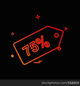 Sale tag icon design vector