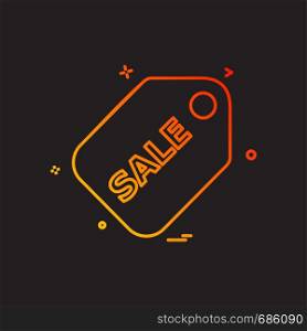 Sale tag icon design vector