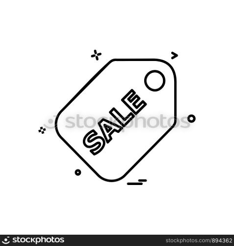 Sale tag icon design vector