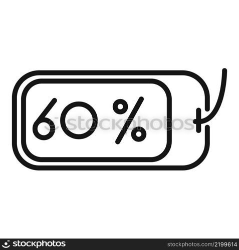 Sale tag icon outline vector. Shop store. Card internet. Sale tag icon outline vector. Shop store