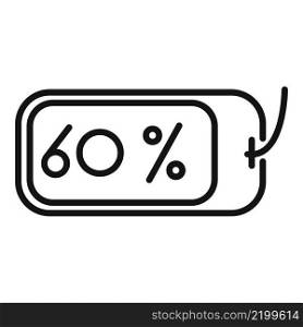 Sale tag icon outline vector. Shop store. Card internet. Sale tag icon outline vector. Shop store