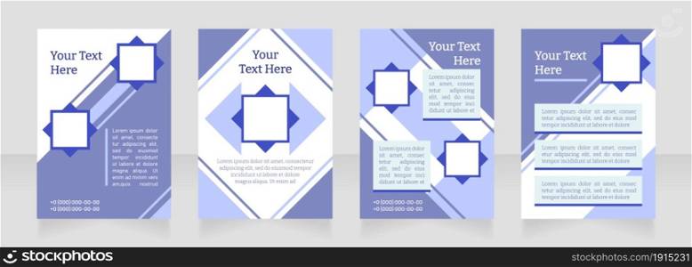 Sales forecasting blank brochure layout design. Meet corporate goals. Vertical poster template set with empty copy space for text. Premade corporate reports collection. Editable flyer paper pages. Sales forecasting blank brochure layout design