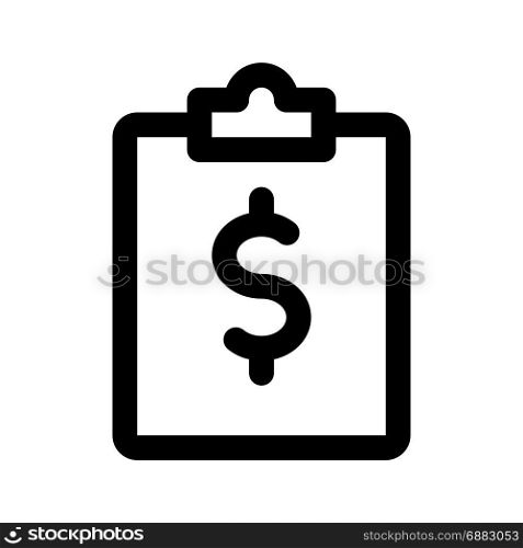 sales report, icon on isolated background