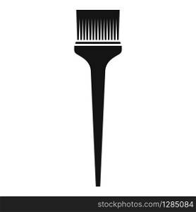 Salon brush hair dye icon. Simple illustration of salon brush hair dye vector icon for web design isolated on white background. Salon brush hair dye icon, simple style