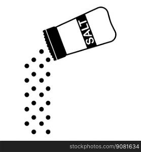 salt icon or salt sprinkles vector illustration symbol design
