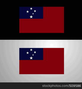 Samoa Flag banner design