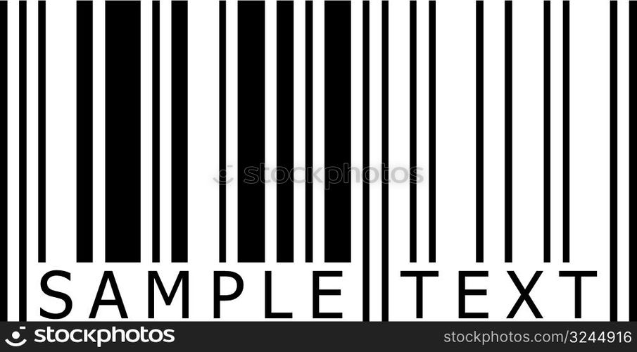 sample text barcode