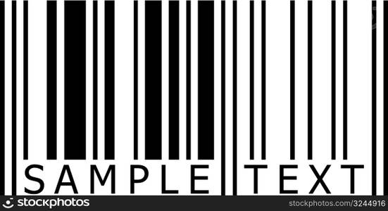 sample text barcode