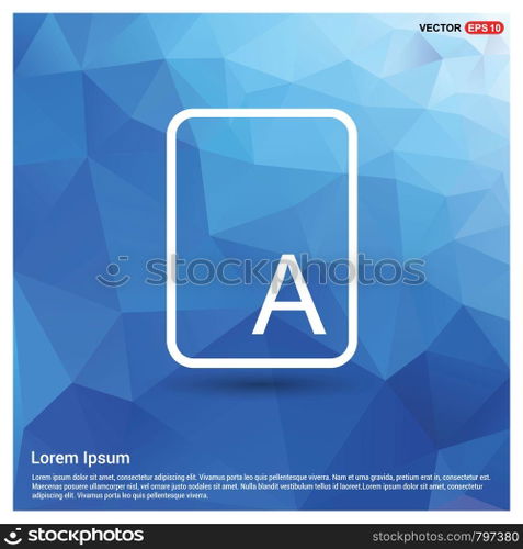 Sample text icon