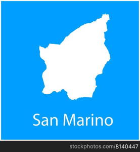 San Marino map icon vector illustration design