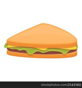 Sandwich icon cartoon vector. Food ham. Deli lunch. Sandwich icon cartoon vector. Food ham