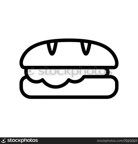 sandwich icon minimalist design