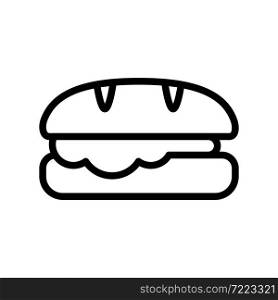 sandwich icon minimalist design