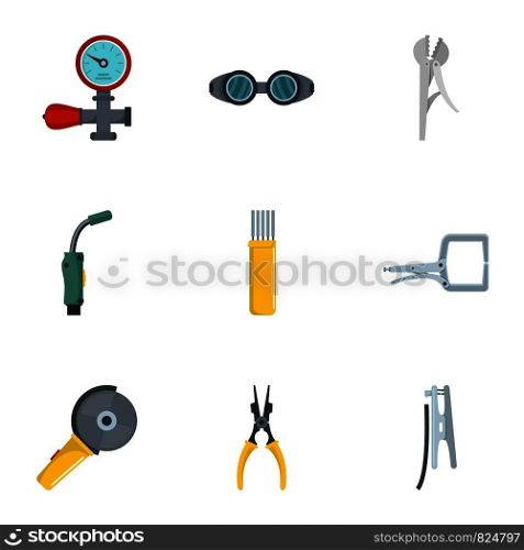 Sanitary engineering icons set. Cartoon set of 9 sanitary engineering vector icons for web isolated on white background. Sanitary engineering icons set, cartoon style