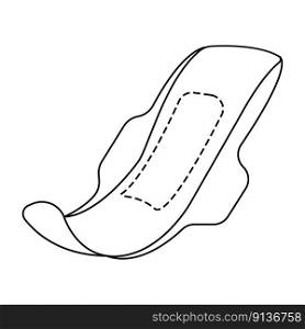sanitary pad icon vector illustration symbol design